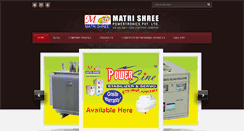 Desktop Screenshot of matrishree.co.in